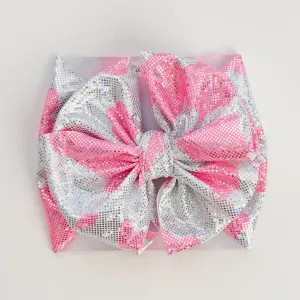 Pink Cow Shimmer Headwrap