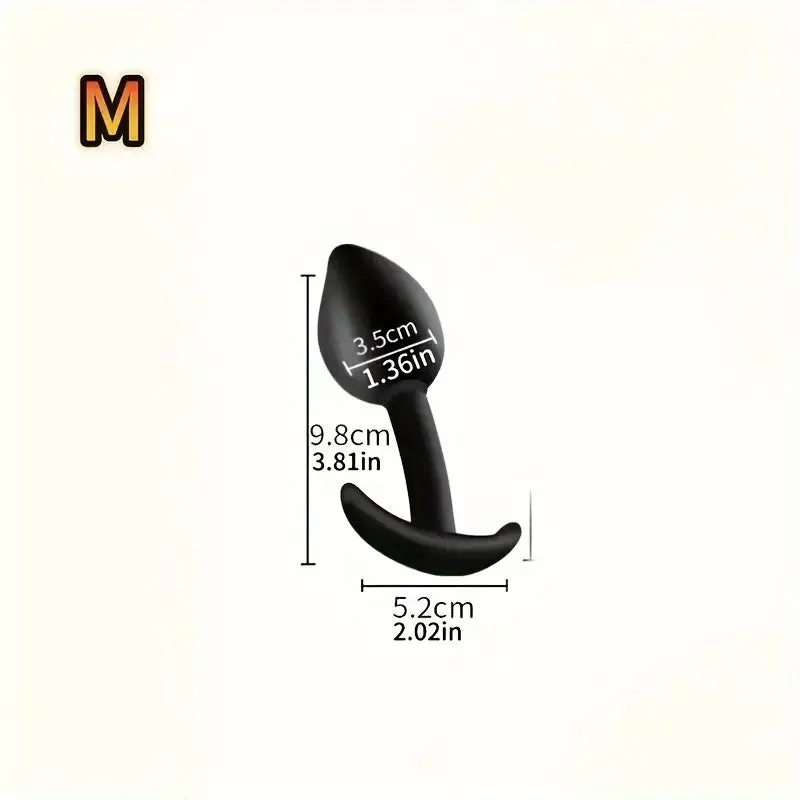 Portable Anal Plug Toy For Men Women Soft Massager Pleasure Accessories
