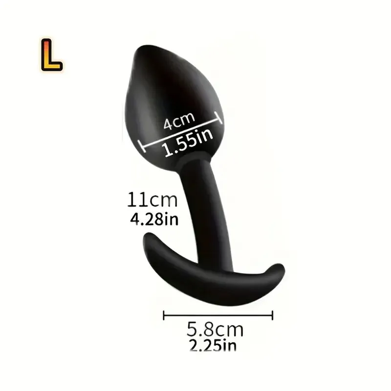 Portable Anal Plug Toy For Men Women Soft Massager Pleasure Accessories