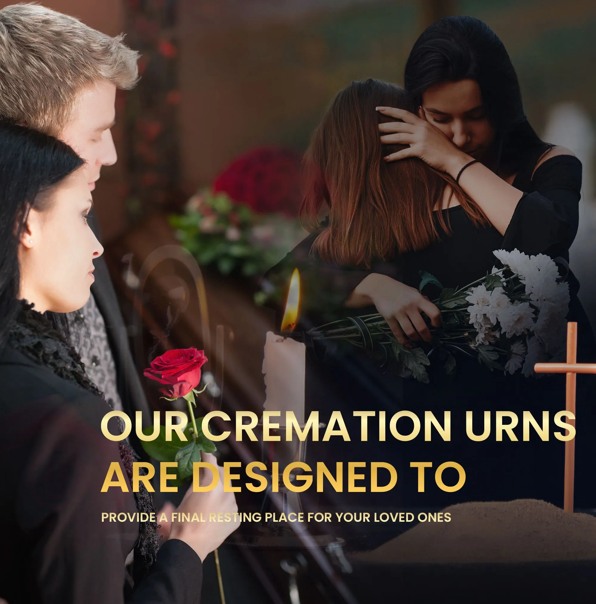 Purple Butterflies Eternity Vault - An Elegant Cremation Urn