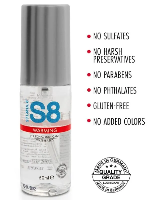 S8 - Lubrificante a base d'acqua Warming 125 ml
