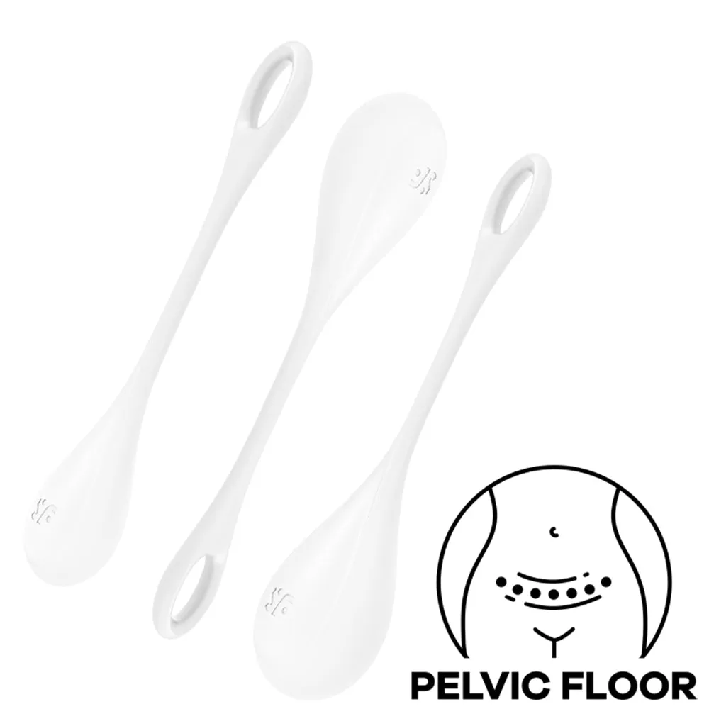 Satisfyer Yoni Weighted Power Kegel Balls Ben Wa Pelvic Floor Exerciser Sex Toy