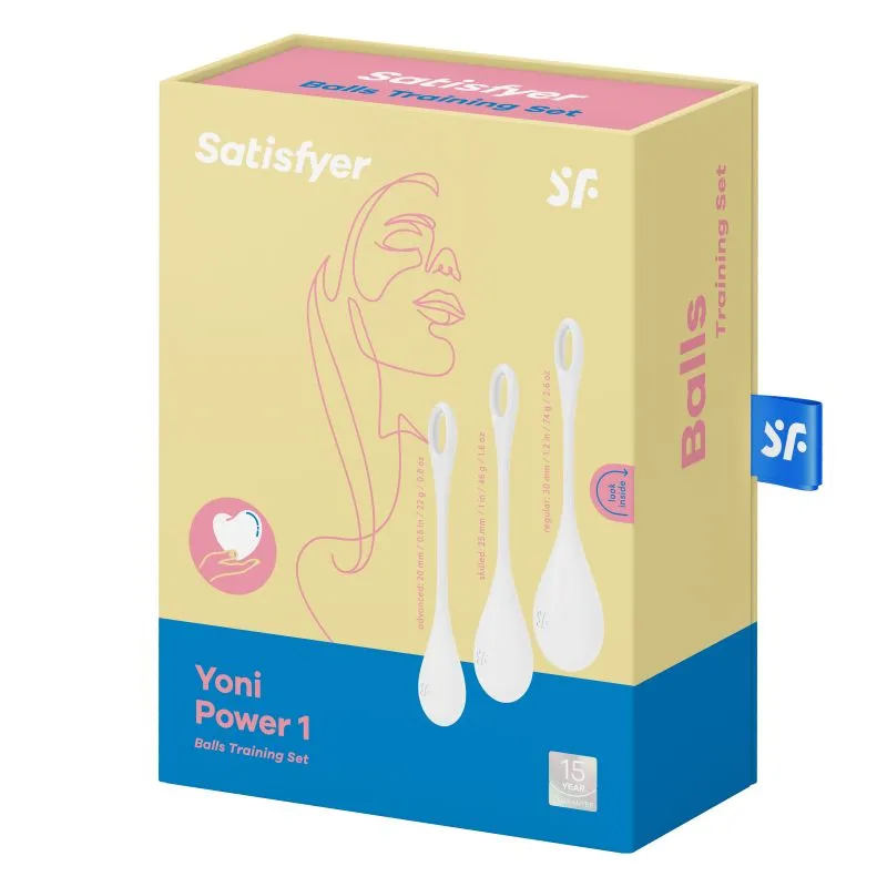 Satisfyer Yoni Weighted Power Kegel Balls Ben Wa Pelvic Floor Exerciser Sex Toy