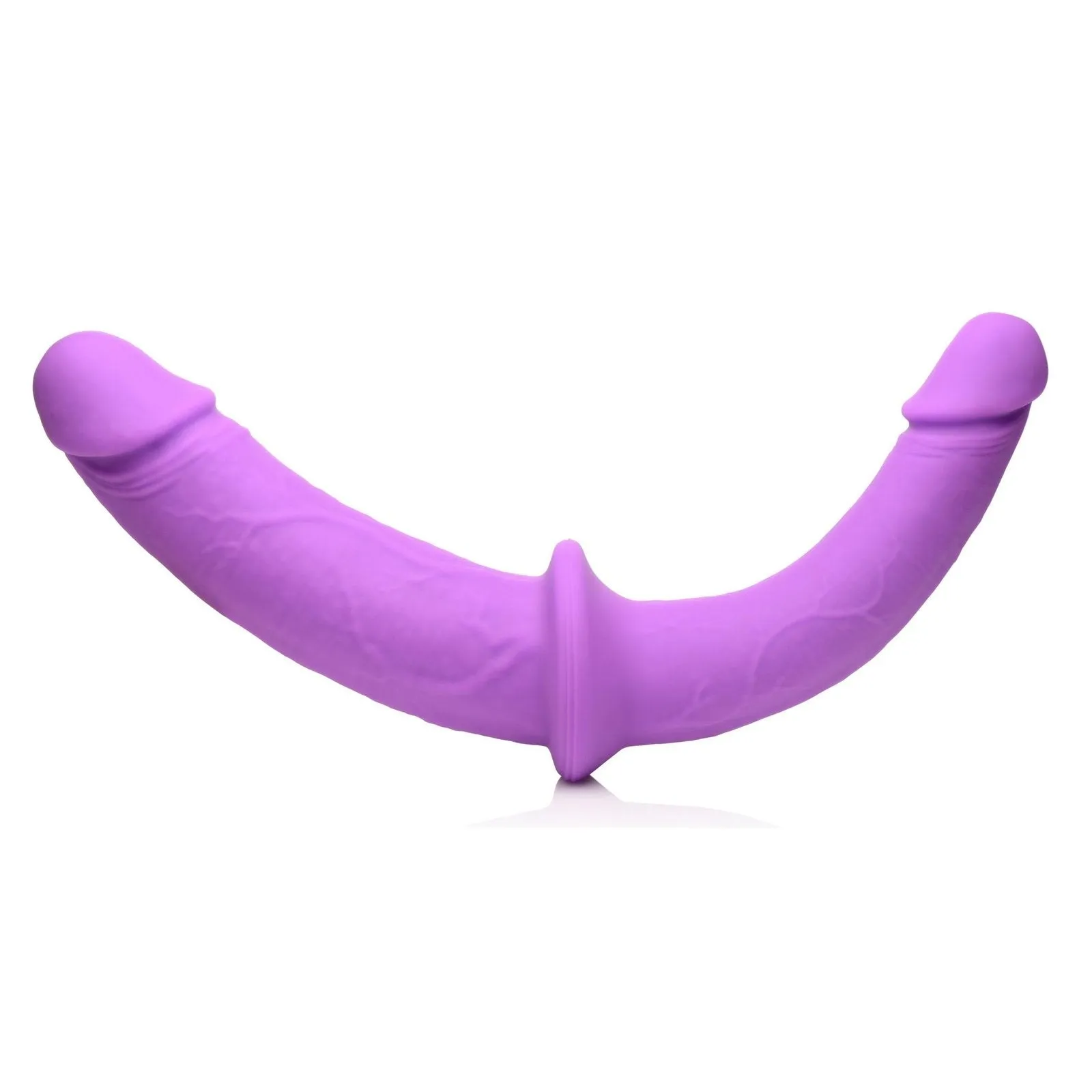 Silicone Double Dildo With Harness
