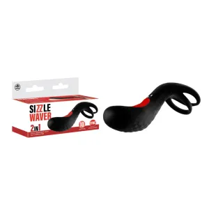 SIZZLE WAVER 3.5 2 IN 1 COCK RING