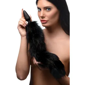 Small Anal Plug With Interchangeable Fox Tail