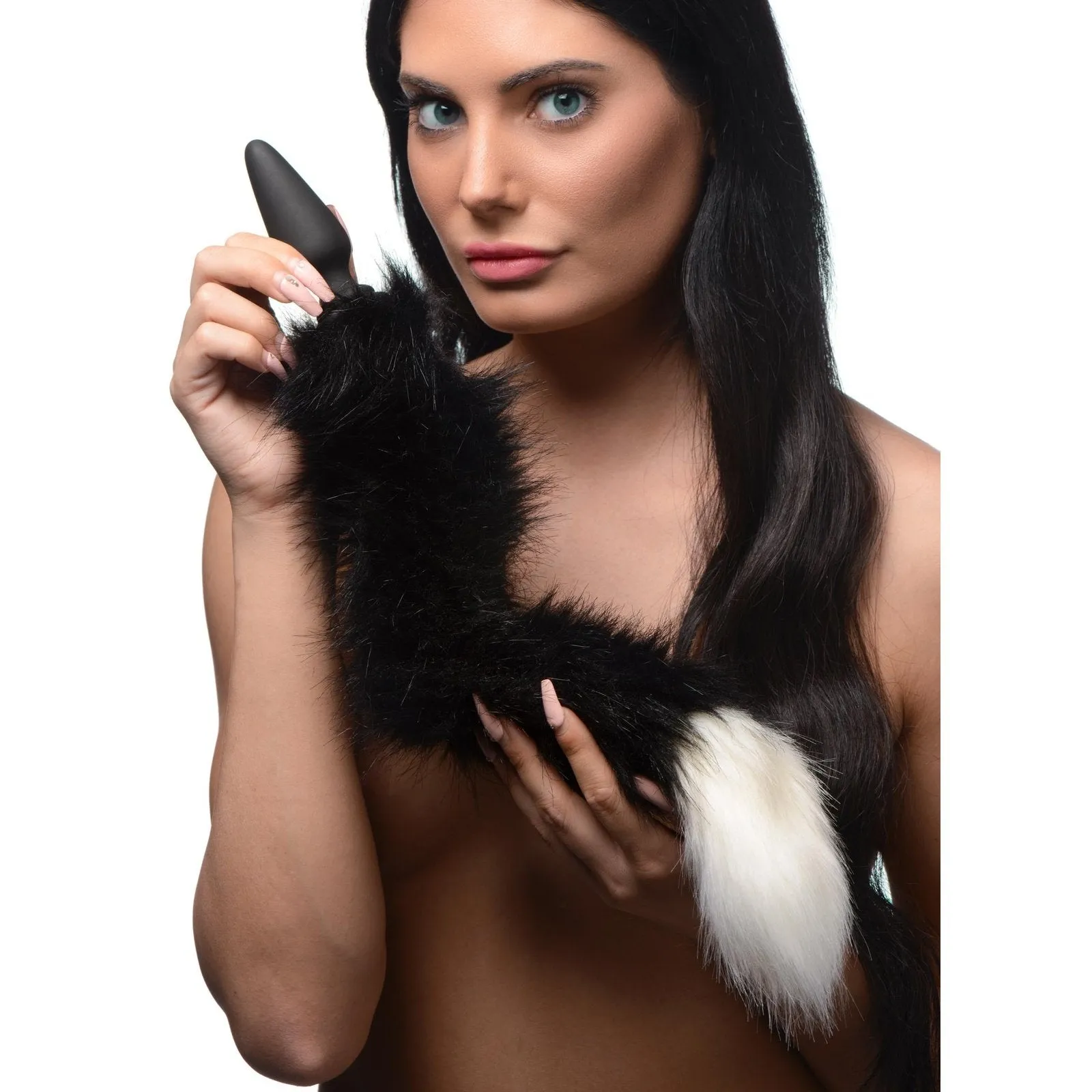 Small Anal Plug With Interchangeable Fox Tail