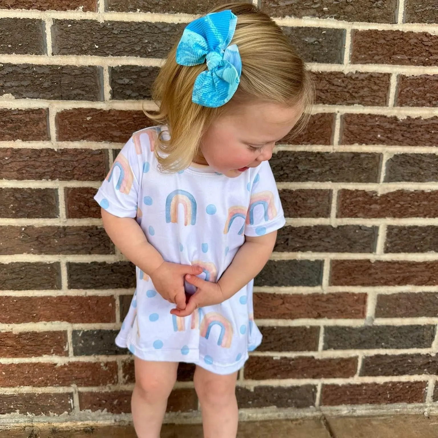 Splash of Blue Bow