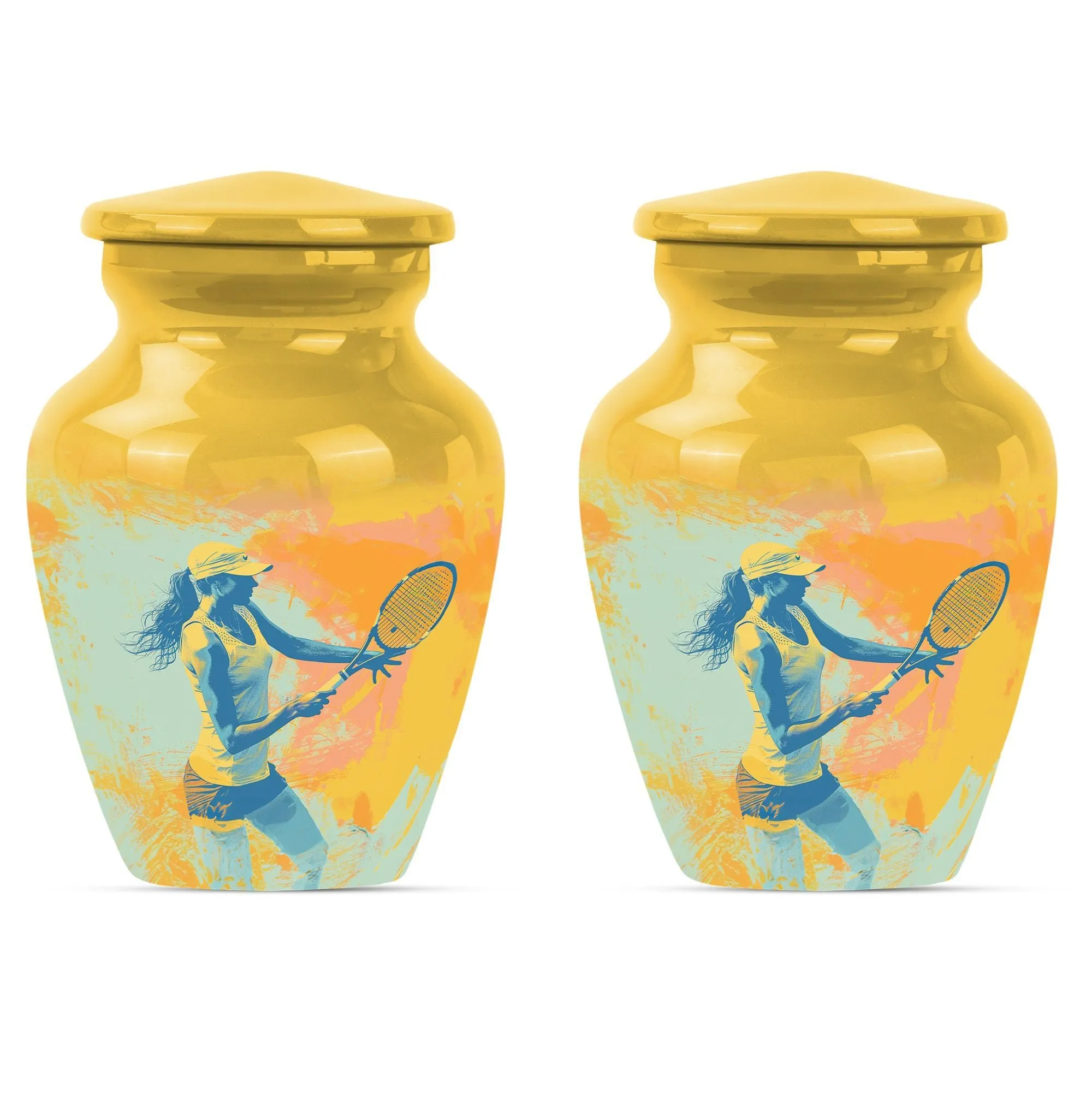 Tennis Urn: A Tribute to Eternity, Commemorative Cremation Piece