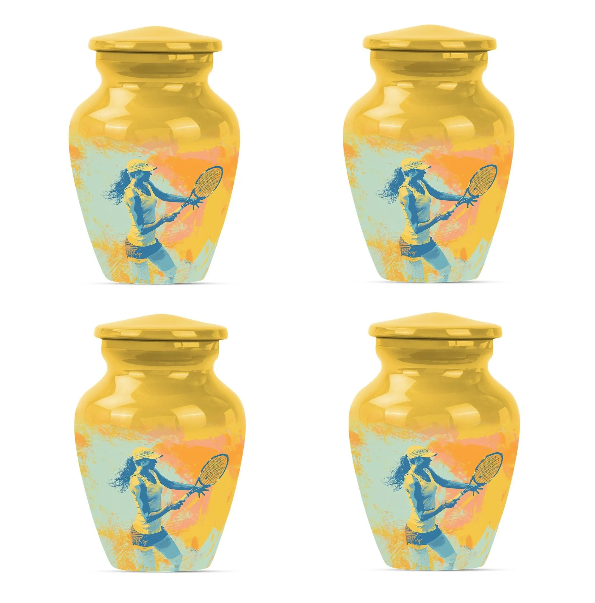 Tennis Urn: A Tribute to Eternity, Commemorative Cremation Piece