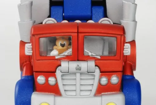 Transformers Disney Label Mickey Mouse Color Version